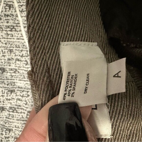 Ann Taylor LOFT Safari Suit Set Taupe Utility Chic Size 6 Workwear - Picture 15 of 16